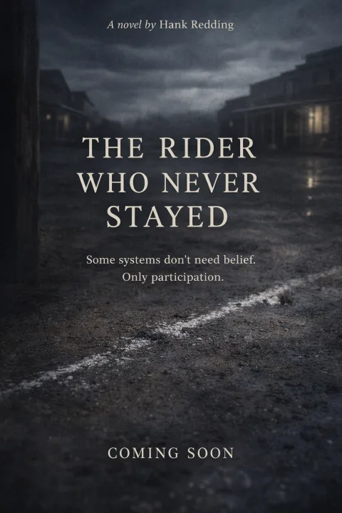 The Rider Who Never Stayed atmospheric artwork